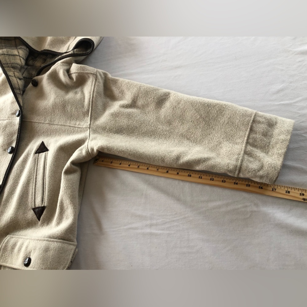 Club manteau m’en off white cream coat. - Picture 11 of 13